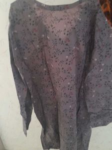 Glittery Full Sleeves Kurta 100% Cotton
