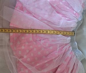 combo of baby girl frock and frilled skirt