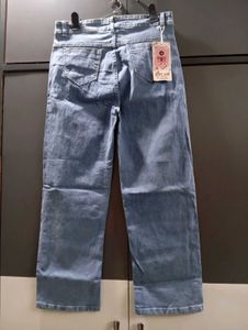 331. Blue Wide Leg Jeans for women