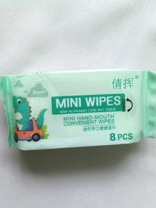 4 Cute Mini Wet Wipes💜🩵