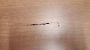 silver Black Beads Bracelet GIVA