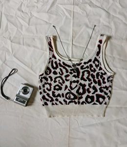 PRICE DROP❗️Y2k Cheetah Print Crop Tank