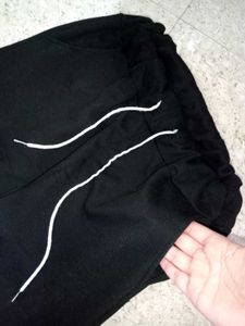 URBANIC BLACK BAGGY KOREAN JOGGERS