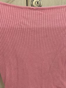 Pink Waist Cutout Top(xxs-xs)