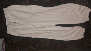 White Cargo Sweatpants
