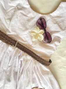 White Sundress with Belt
