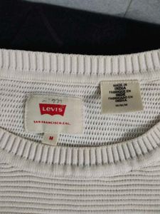 Levi's Striped Sleeve Sweater