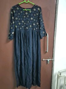 Blue Long Kurta