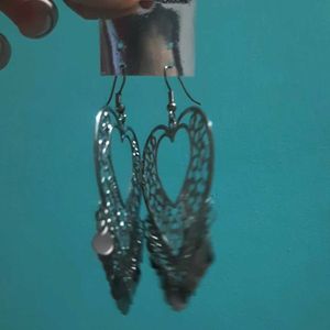Heart Drop Earrings