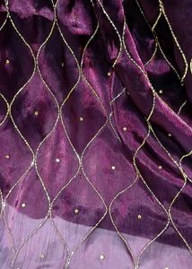 Maroon  Saree