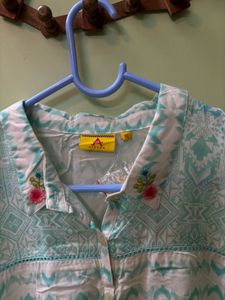 Flower Child Kurta with adjustable belt