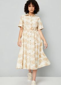 New Dress Cream Color For Ladies