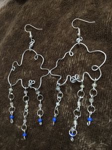 CUTE CLOUD &amp; RAINDROP🌧DANGLING EARRINGS