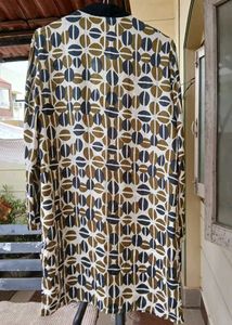 Tie-neck Zara Patterned Top🎀👀
