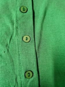 Green Colour Body Fit Short Top