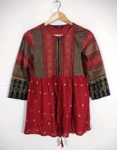 Printed Tunic Top