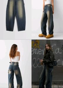 Bershka Carpenter Baggy Jeans