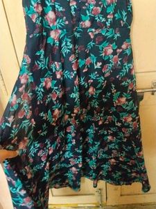 Black Floral Gown