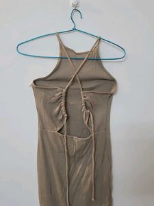 Ribbed Bodycon Midi Dress