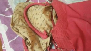 Peach Color Big Handbag For Women