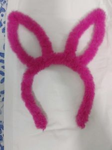 Pink Bunny Ears Headband