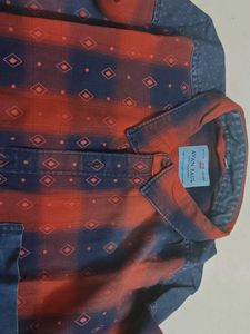 Avan Paul Plaid Button-Down