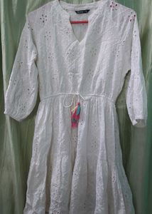 White Eyelet Dress
