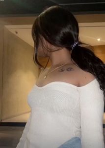 Off-Shoulder Knit Top