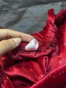 Red Velvet Mini Bodycon Dress