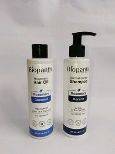 Biopanth Rosemary Hair Oil & Shampoo