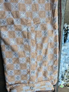Embroidered Checkered Button-Down