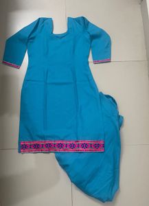 Blue Kurta and Salwar Set