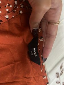 Floral Brown Top