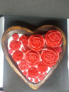 Rose Heart Candle Display