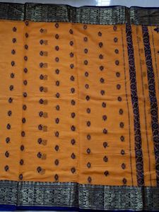 Elegant Mustard Yellow Saree 🪔✨