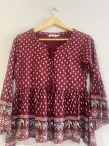 Denim Top A-line