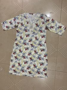 Floral Print Kurta