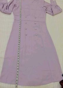 Cute Lilac Korean Design Dress 34&amp;36