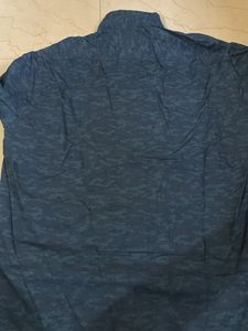 Stylish Blue Patterned Shirt