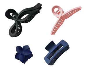 4 Pcs Combo Hair Claws