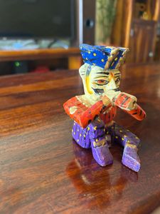 Wooden Rajasthani Musician Doll
