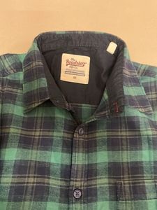 Roadster Green And Blue Shirt For Men