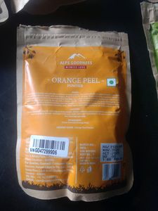 Alpsgoodness Product For Glowing Skin And Long Hair 2 Peel Of Orange Powder 1 Haldi Powder 1 Hair Powder Nd One Chandan Powder