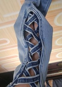 Distressed Denim Jeans