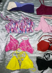 Bundle of 8 Women&#39;s Imported Bikini Tops