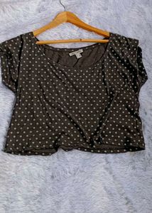 Polka Dot Crop Top