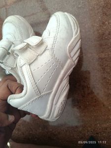 2-4 Age Unisex White Shoes Size 7