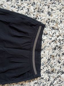 Black Cotton Trousers