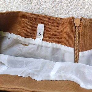 Brown Skort