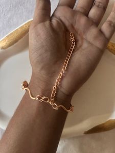 Rose Gold Flower Bracelet